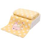 Manta Berço Buettner Baby Estampada Microfibra Bordado Baby 80cmx100m Amarelo