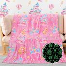 Manta BORORO Princess Glow em Rosa Escuro 50x60cm