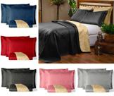 Manta cama queen cobre leito 3 peças dupla face micropercal ultrassonico preto Manta cama queen cobre leito 3 peças dupla face micropercal ultrassonico preto