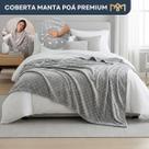 Manta Casal Estampa Poá 2,00x1,80 Extra Macio Toque Aveludado Conforto Premium
