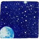 Manta Casal Microfibra Colors Estampada 180x200cm Azul Estrela