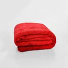 Manta Casal Microfibra Lisa Celta Vermelho