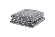 Manta Casal Padrão Flannel Petit Poá Inverno Macio & Quente