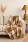 Manta Casal sofa Crú 180 X 240 Gigante 100 Algodao sofa cama , decorativa, luxo, poltrona, sitio casa, apto