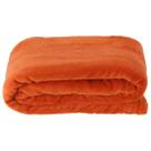 Manta Casal Texfine Home Design Mantinha Soft Microfibra Laranja