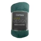 Manta casal Verde Corttex