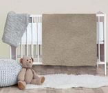 Manta cobertor bebe Confort microfibra Camurça 90 x 110 cm - 100% poliéster