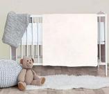 Manta cobertor bebe Confort microfibra Pérola 90 x 110 cm - 100% poliéster