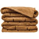Manta Cobertor Flannel Listrada Ultra Soft Paris Caramelo