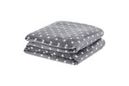 Manta Cobertor Flannel Macia Petit Poá Solteiro 01 Peça - Stinely Casa