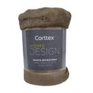 Manta Cobertor Microfibra Poliéster 1,80x2,20m Casal Aveludada - Corttex