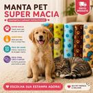 Manta/Cobertor Para Pet Cachorro Gato Porquinho da Índia Em Soft Cães Gatinho Unidade e Kit 90x85cm