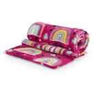 Manta Cobertor Solteiro Box Flannel Macio Frio Mantinha Kids