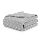 Manta Cobertor Solteiro Petit Poá 220g Flannel 01 Peça