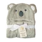Manta Com Capuz Bichinhos Flannel Microfibra 75x100 - Camesa Baby