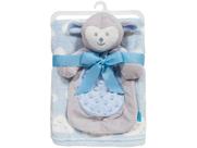 Manta com Naninha Ovelhinha Azul Buba de Pelúcia