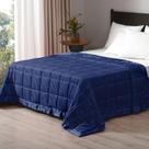 Manta con Peso Downluxe King Size 274x229 cm 8 kg Azul Marino