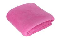 Manta Confort Microfibra 110 x 150 cm Rosa Chiclete 100% Poliéster