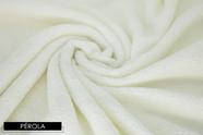 Manta confort microfibra solteiro 140 x 220 cm pérola