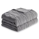 Manta COOVA Cinza Fleece Sherpa Soft 127x152 cm