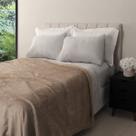 Manta Coral Fleece Microfibra Realce Premium Casal Lisa Admirare