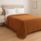 Manta Crochê Mega King 2,85 x 2,60 m para Cama ou Sofá Luxo Decoração Colcha para Cama Luxuosa Algodão Manta Crochê Mega King 2,85 x 2,60 m para Cama ou Sofá Luxo Decoração Colcha para Cama Luxuosa Algodão