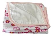 Manta Cueiro Bebe Dupla Face Flanelado Recém Nascido 80x80cm