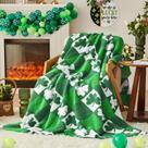 Manta CYMULA Dia de São Patrício Shamrock 127x152 cm Verde Manta CYMULA Dia de São Patrício Shamrock 127x152 cm Verde