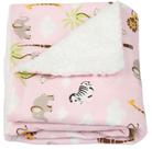 Manta de Bebê Cobertor Coberdron Sherpa (0,75x0,75cm) Estampada Para Menino e Menina