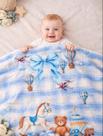 Manta de bebê flannel estampada 01 peça 1.00/1.40 m