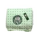 Manta De Bebe Infantil Baby Bordada Microfibra Palmeiras 90cm x 1,10m Cama Jolitex Verde Junior Baby