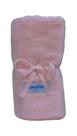 Manta de Bebê Sanches Baby Tricô Cor Rosa Liso