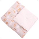 Manta De Bebe Sherpa 80cm x 75cm Menino e Menina Estampas