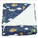 Manta de Bebê Sherpa Carneirinho 0,75x0,85m Cobertor Infantil Estampado para Menino e Menina, Macio, Quentinho e Confortável Manta de Bebê Sherpa Carneirinho 0,75x0,85m Cobertor Infantil Estampado para Menino e Menina, Macio, Quentinho e Confortável