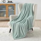 Manta de Forro Polar Bedsure GentleSoft Twin XL Verde Salvia 170x230cm