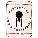 Manta de lã prateada Buffalo Star Trek USS Enterprise