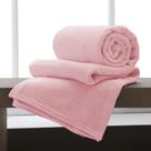 Manta de Microfibra Casal Andreza Rosa 1,80m x 2,20m Manta de Microfibra Casal Andreza Rosa 1,80m x 2,20m