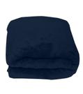 Manta De Microfibra Lisa Queen Rovitex Home Azul