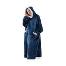 Manta De Moletom Super Longa De 150cm Com Capuz, Pijama De Inverno Para Mulheres E Homens Manta De Moletom Super Longa De 150cm Com Capuz, Pijama De Inverno Para Mulheres E Homens