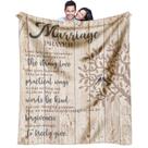 Manta de oração matrimonial Dfaqehk 150 x 125 cm
