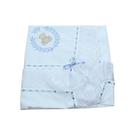 Manta de Piquet com Lasie 100% Algodão - Thed Azul
