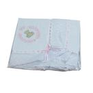 Manta de Piquet com Lasie 100% Algodão - Thed Rosa Manta de Piquet com Lasie 100% Algodão - Thed Rosa