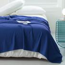 Manta de resfriamento AmyHomie Queen Size 100% rayon azul bambu