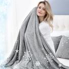 Manta de resfriamento CHOSHOME para pessoas que dormem bem, queen size, cinza