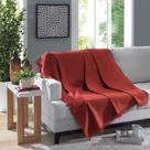 Manta de Sofá Marrocos Dohler 150cm x 120cm Vermelho