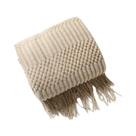 Manta De Tricô Grossa Oversized Cáqui Com Borlas, Luxo Vintage Estilo Fazenda, Cobertura Para Cama E Manta De Tricô Grossa Oversized Cáqui Com Borlas, Luxo Vintage Estilo Fazenda, Cobertura Para Cama E
