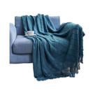 Manta De Tricô Grossa Oversized Cáqui Com Borlas, Luxo Vintage Estilo Fazenda, Cobertura Para Cama E Manta De Tricô Grossa Oversized Cáqui Com Borlas, Luxo Vintage Estilo Fazenda, Cobertura Para Cama E