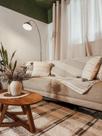 Manta Decorativa Aconchegô Hortênsia para sofá cama sala quarto Grande