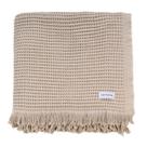 Manta Decorativa Cavhome Piquet Bege