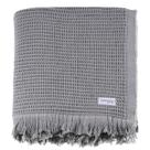 Manta Decorativa Cavhome Piquet Cinza